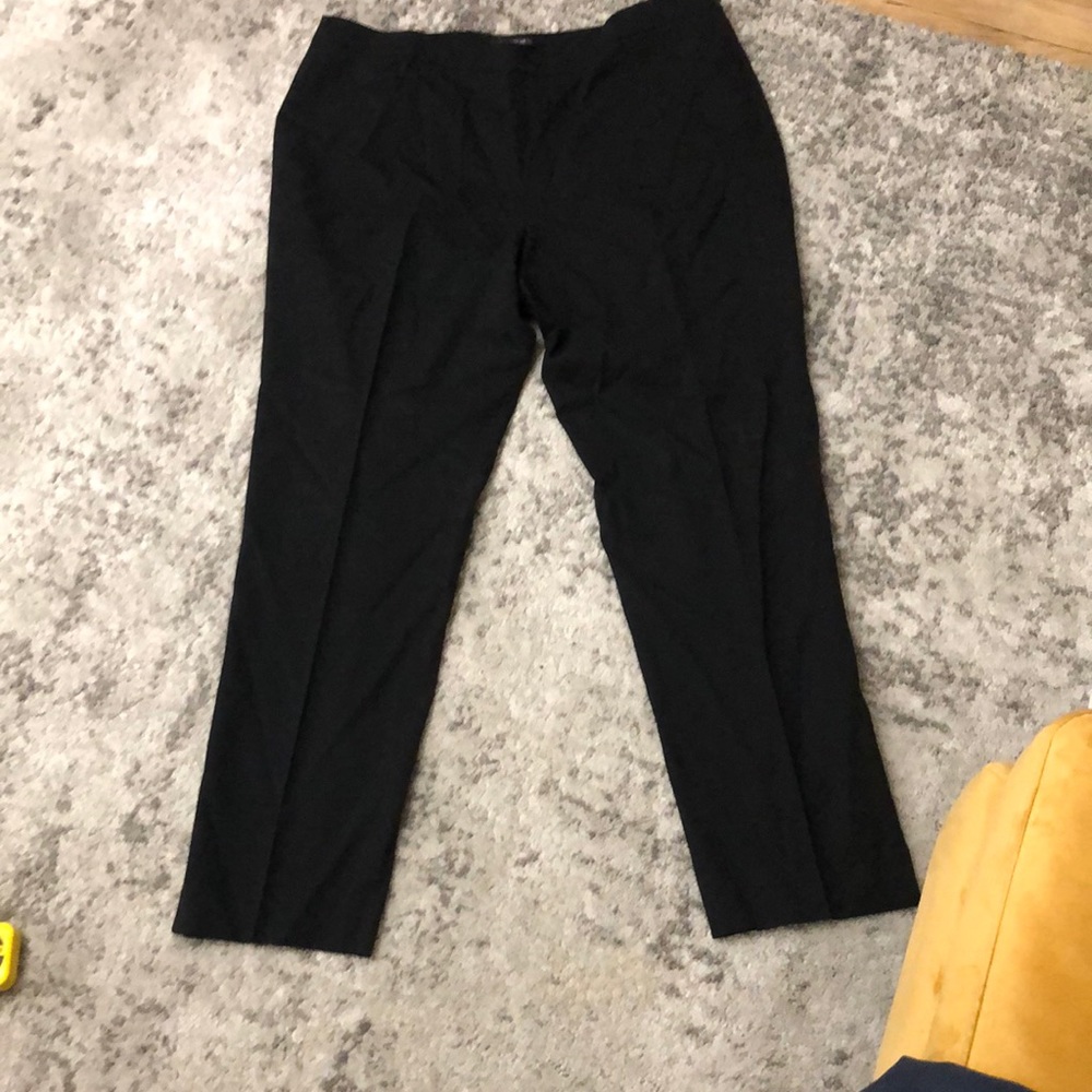 Lafayette 148 cotton stretch straight leg pants